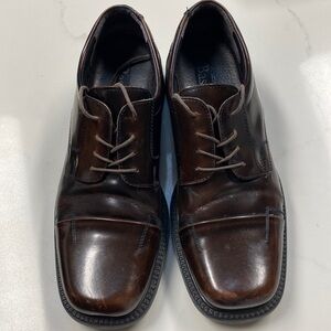 Bass Men's Brown Leather Oxfords